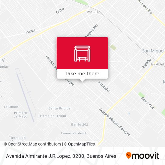 Avenida Almirante J.R.Lopez, 3200 map
