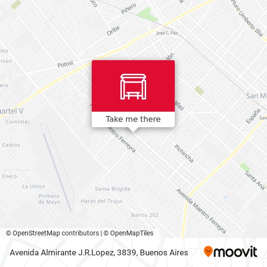Avenida Almirante J.R.Lopez, 3839 map