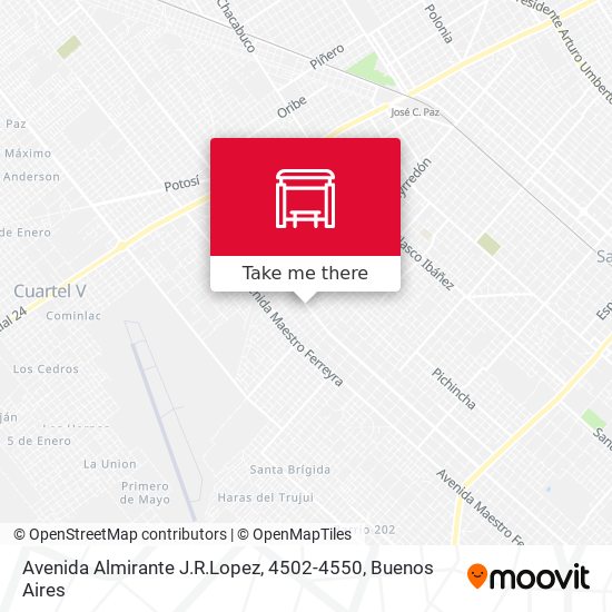 Avenida Almirante J.R.Lopez, 4502-4550 map