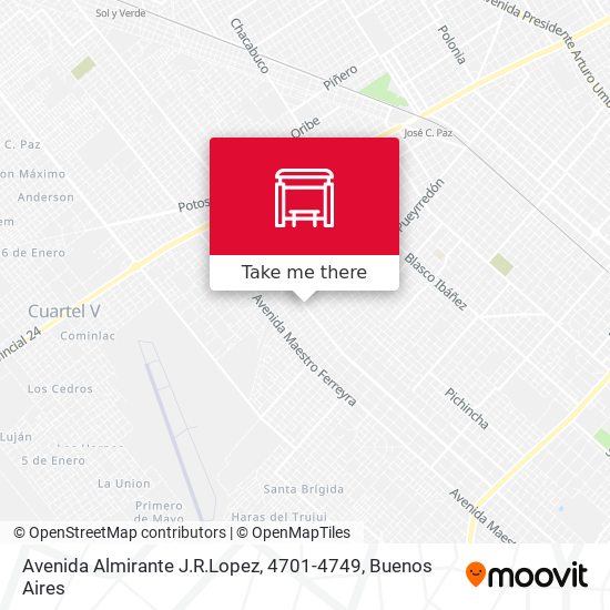 Avenida Almirante J.R.Lopez, 4701-4749 map