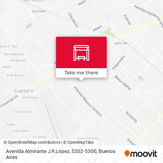 Avenida Almirante J.R.Lopez, 5202-5300 map