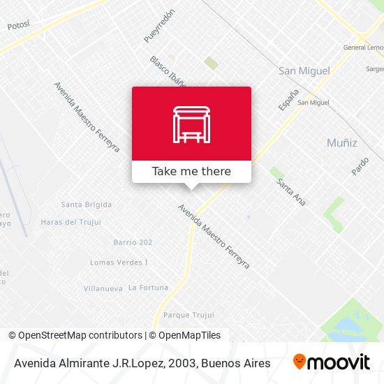 Avenida Almirante J.R.Lopez, 2003 map