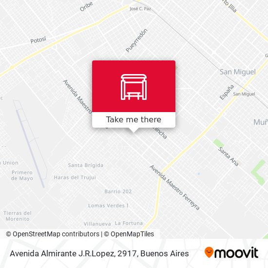 Mapa de Avenida Almirante J.R.Lopez, 2917