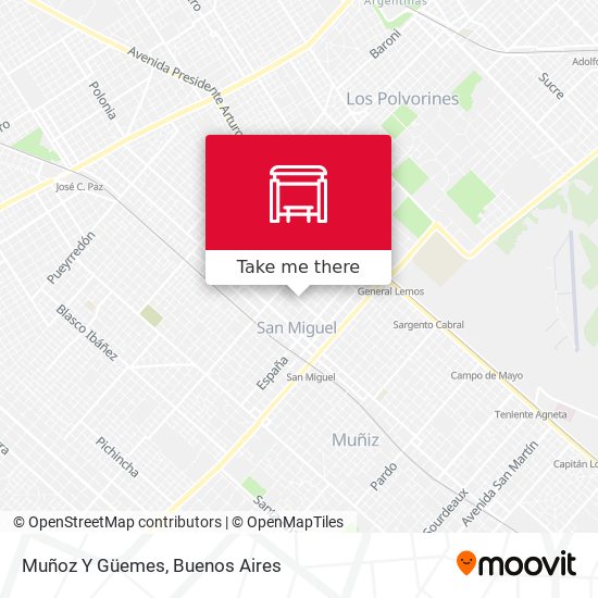 Muñoz Y Güemes map