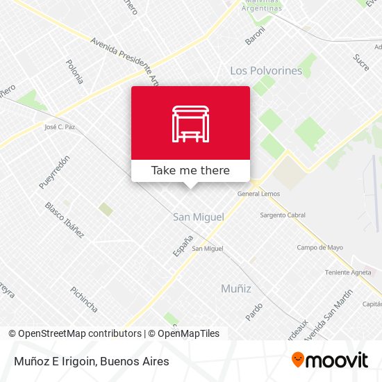 Mapa de Muñoz E Irigoin