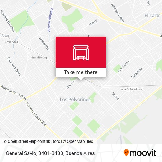 General Savio, 3401-3433 map