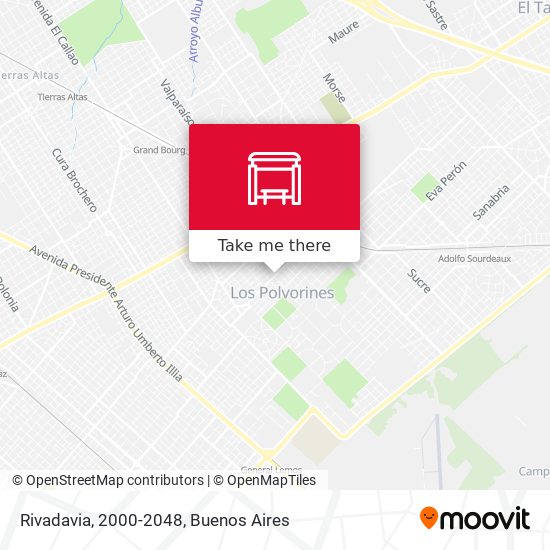 Rivadavia, 2000-2048 map