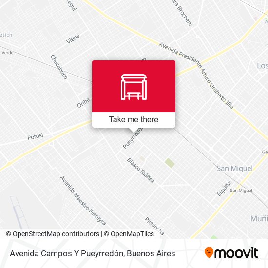 Avenida Campos Y Pueyrredón map