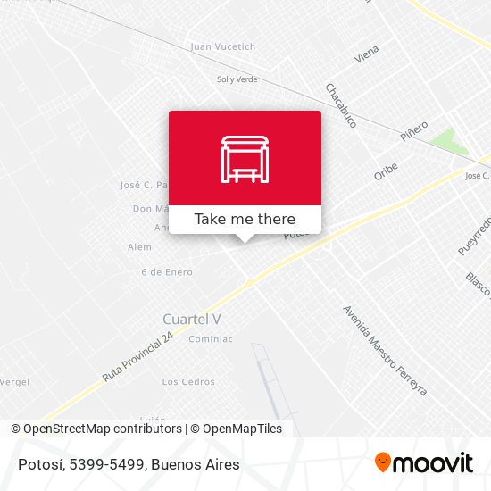 Potosí, 5399-5499 map