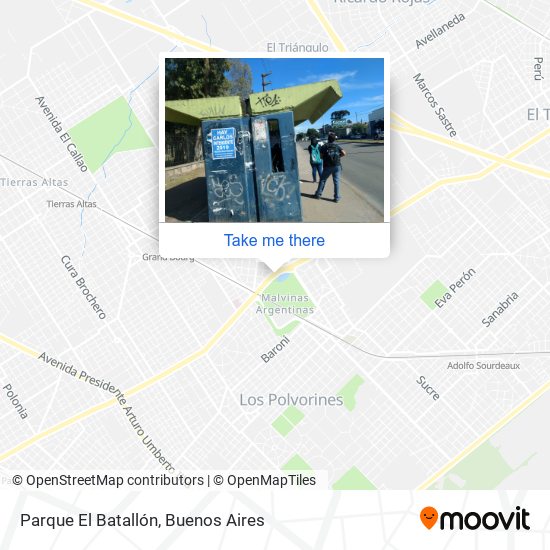 Mapa de Parque El Batallón