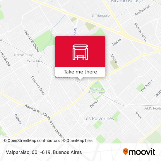 Mapa de Valparaiso, 601-619