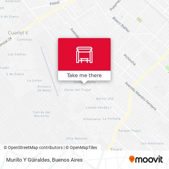 Murillo Y Güiraldes map