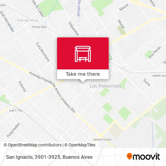 Mapa de San Ignacio, 3901-3925