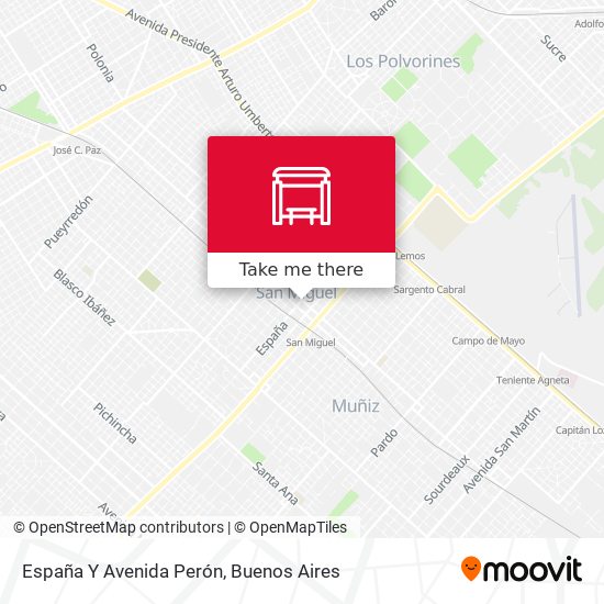 España Y Avenida Perón map
