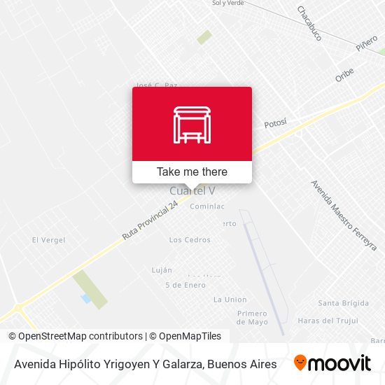 Avenida Hipólito Yrigoyen Y Galarza map