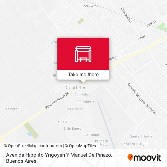 Mapa de Avenida Hipólito Yrigoyen Y Manuel De Pinazo