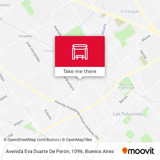 Avenida Eva Duarte De Perón, 1096 map