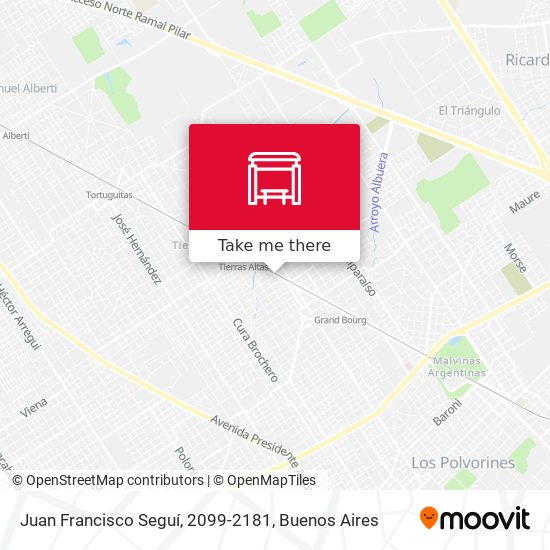 Juan Francisco Seguí, 2099-2181 map