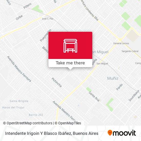 Intendente Irigoin Y Blasco Ibáñez map