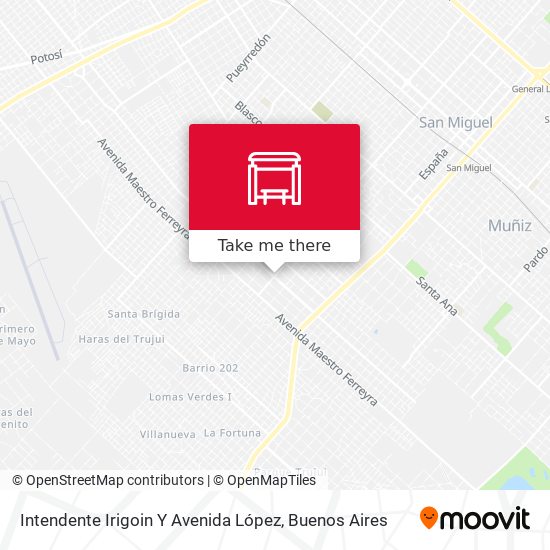 Intendente Irigoin Y Avenida López map