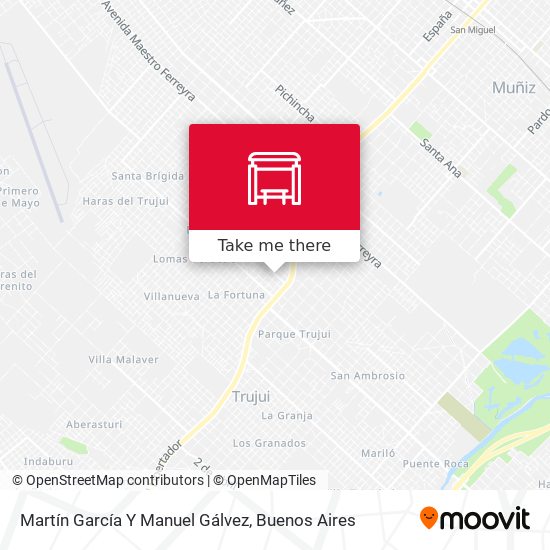 Martín García Y Manuel Gálvez map
