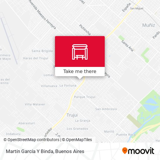 Martín García Y Binda map