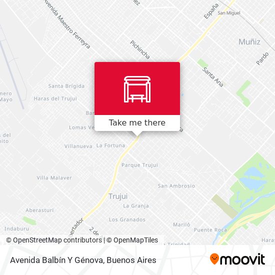 Mapa de Avenida Balbín Y Génova