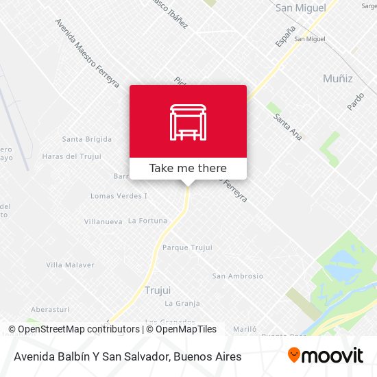 Avenida Balbín Y San Salvador map