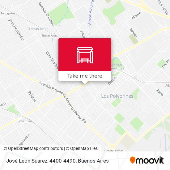 José León Suárez, 4400-4490 map