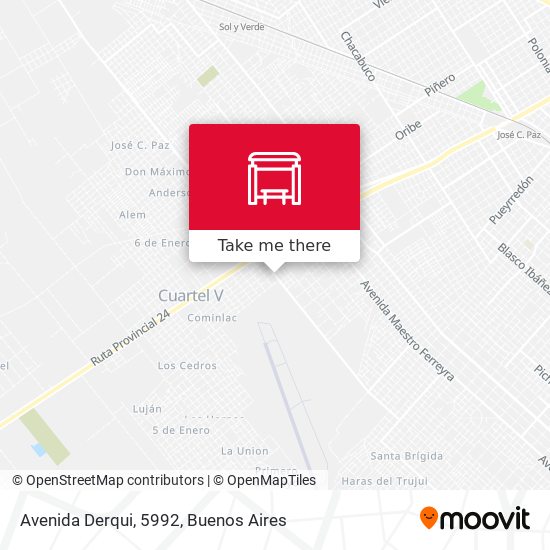 Avenida Derqui, 5992 map