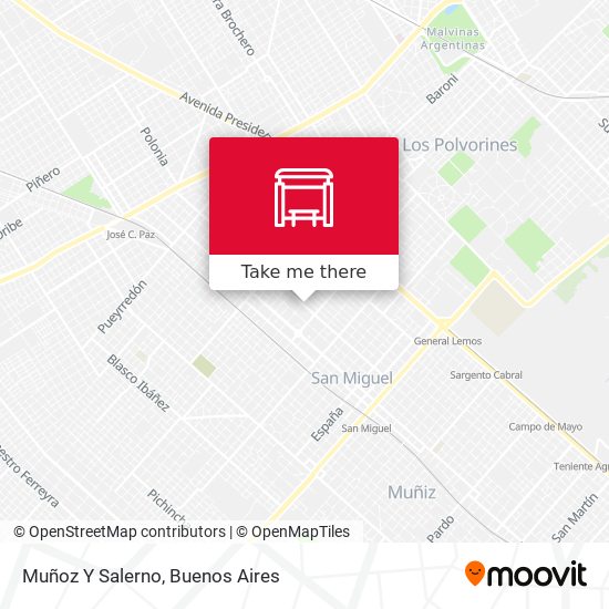 Mapa de Muñoz Y Salerno
