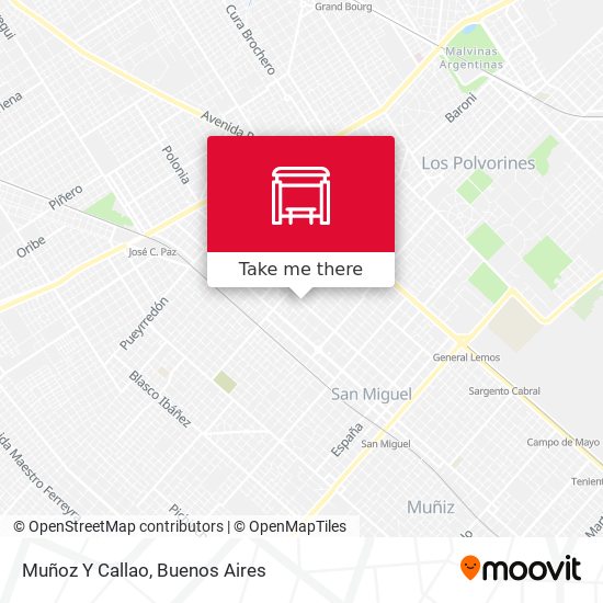 Muñoz Y Callao map