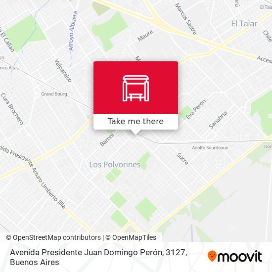 Mapa de Avenida Presidente Juan Domingo Perón, 3127