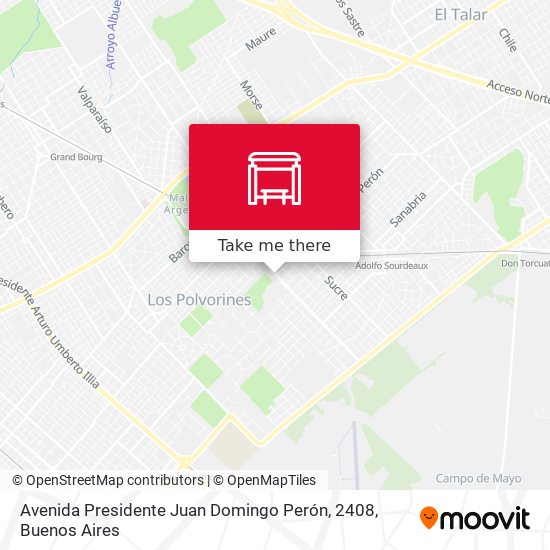 Avenida Presidente Juan Domingo Perón, 2408 map