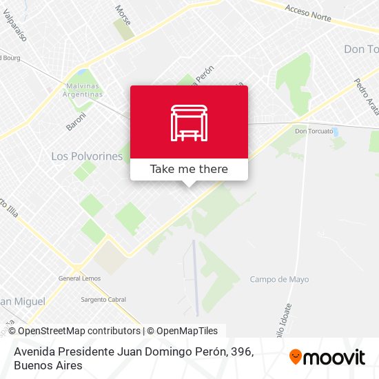 Mapa de Avenida Presidente Juan Domingo Perón, 396