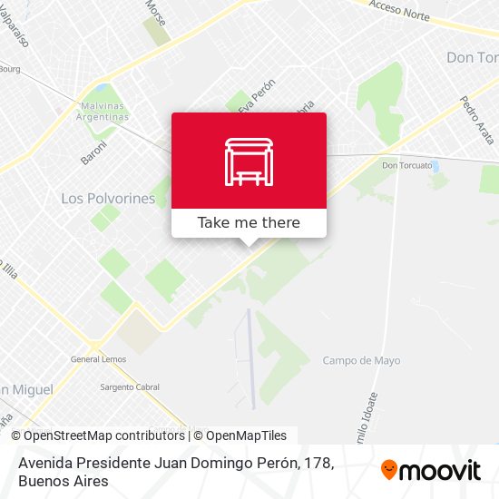 Avenida Presidente Juan Domingo Perón, 178 map