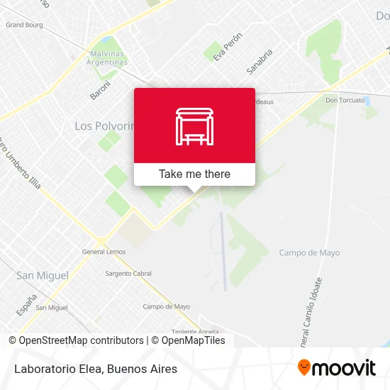 Laboratorio Elea map