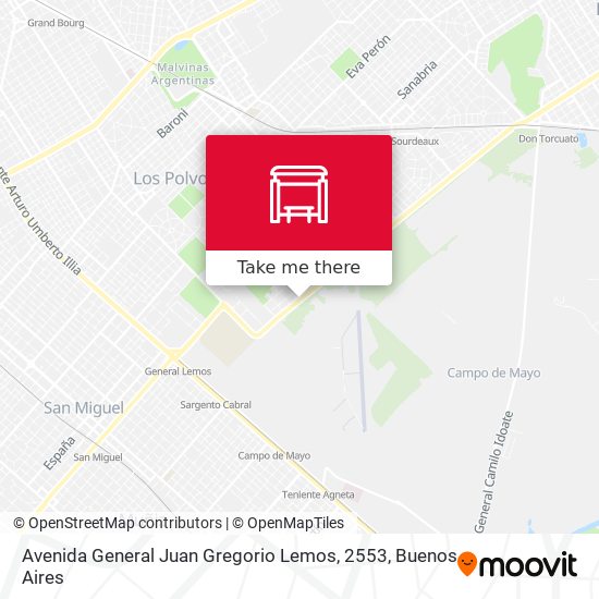 Avenida General Juan Gregorio Lemos, 2553 map