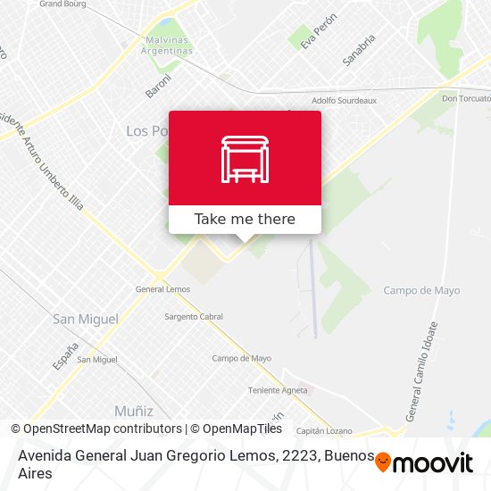 Avenida General Juan Gregorio Lemos, 2223 map