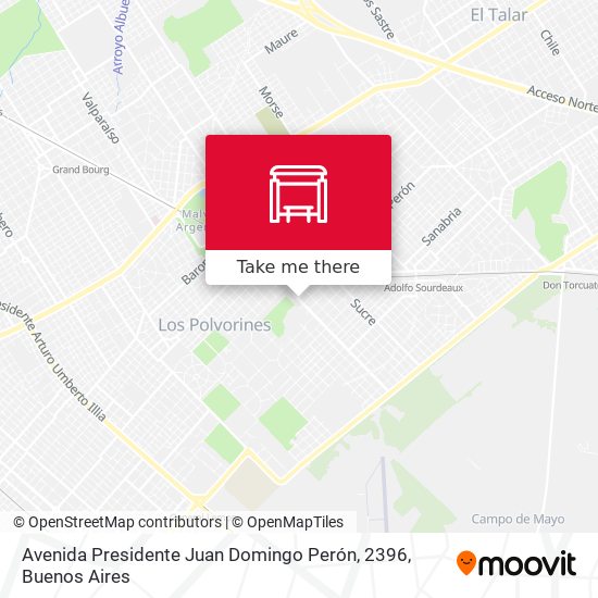 Mapa de Avenida Presidente Juan Domingo Perón, 2396
