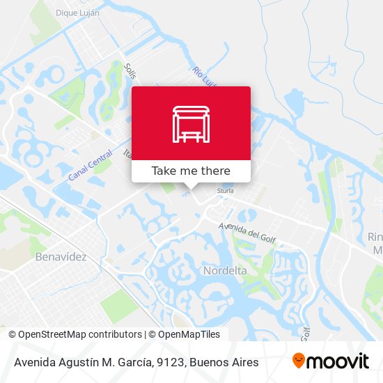 Avenida Agustín M. García, 9123 map