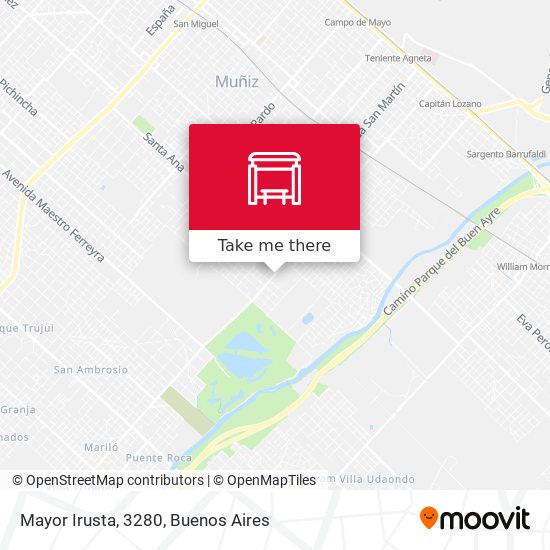 Mapa de Mayor Irusta, 3280