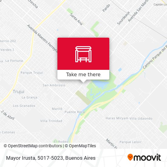 Mayor Irusta, 5017-5023 map