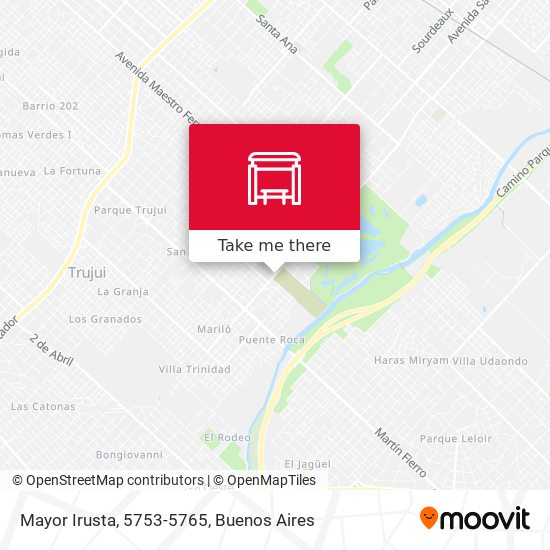 Mapa de Mayor Irusta, 5753-5765