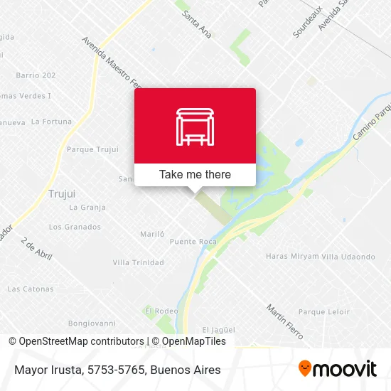 Mayor Irusta, 5753-5765 map