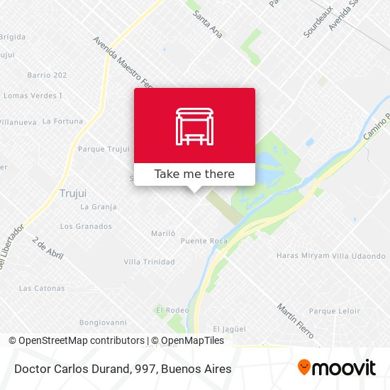 Mapa de Doctor Carlos Durand, 997