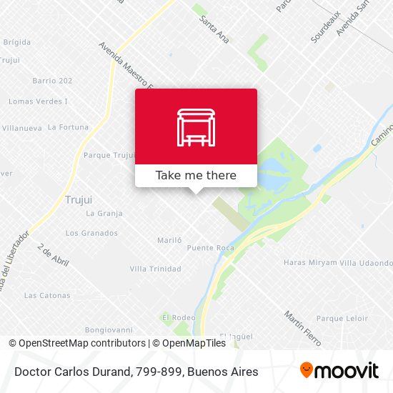 Doctor Carlos Durand, 799-899 map