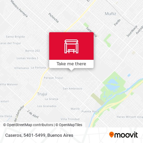 Caseros, 5401-5499 map