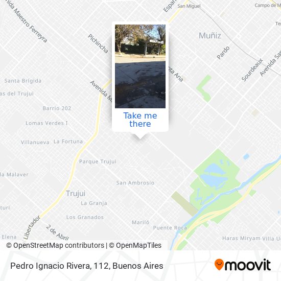 Pedro Ignacio Rivera, 112 map