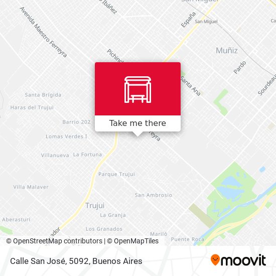 Mapa de Calle San José, 5092